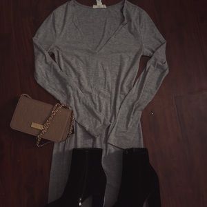 Grey bodycon dress